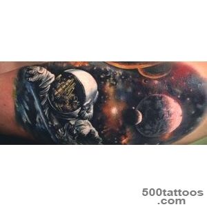 70 Outer Space Tattoos For Men   Galaxy And Constellations_36