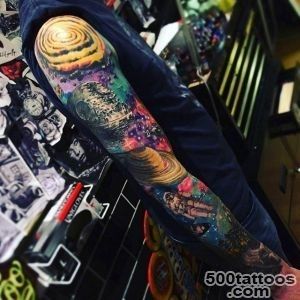 100 Astronaut Tattoo Designs For Men   Spaceflight Ideas_37
