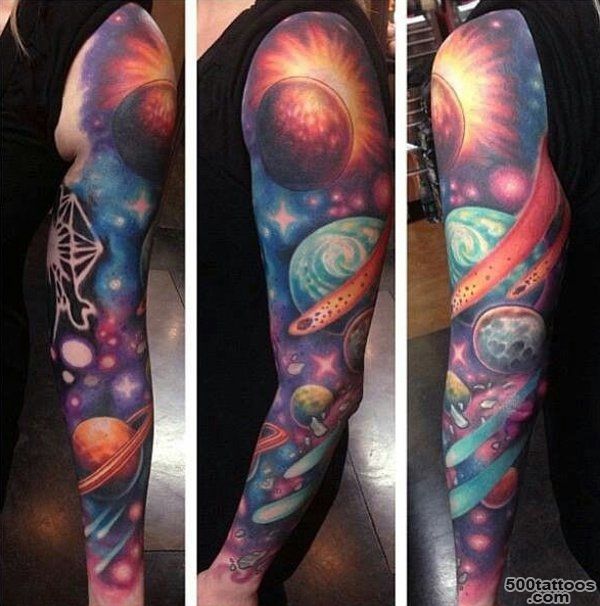 40 Space Tattoo Ideas  Art and Design_17
