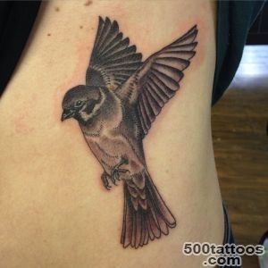 40 Small Sparrow Tattoo Designs and Meaning   Spread Your Wings_11