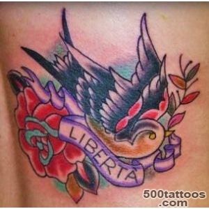 Tattoos of Sparrows  High Quality Photos and Flash Designs of _40