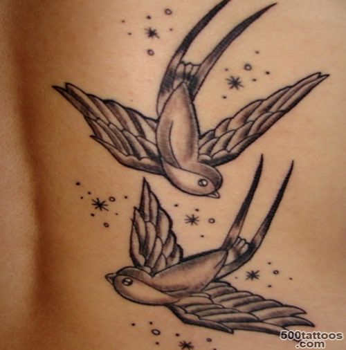 12 Inspiring Swallow And Sparrow Tattoos_1