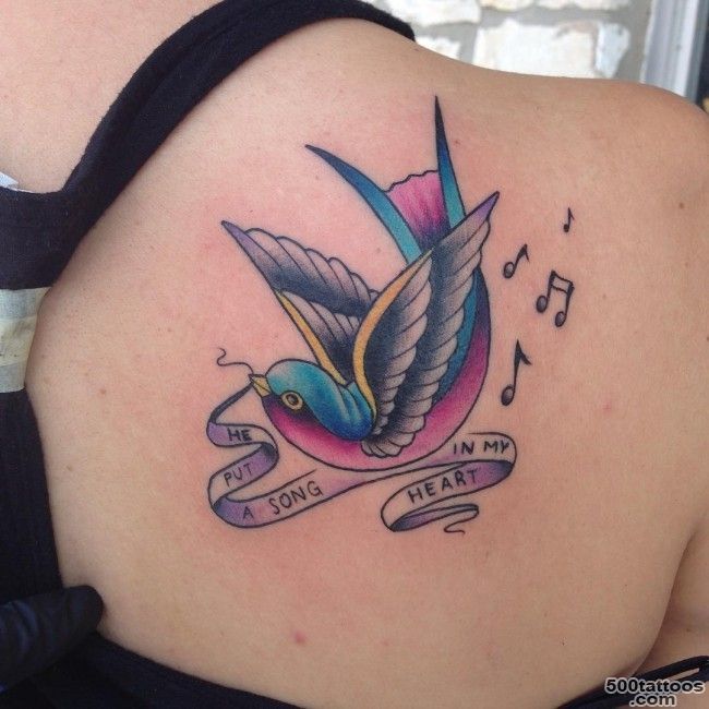 40 Small Sparrow Tattoo Designs and Meaning   Spread Your Wings_22