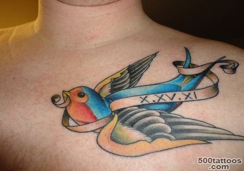 40 Superlative Sparrow Tattoo Designs  CreativeFan_20