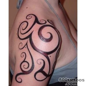 30+ Spiral Tattoos On Shoulder_27