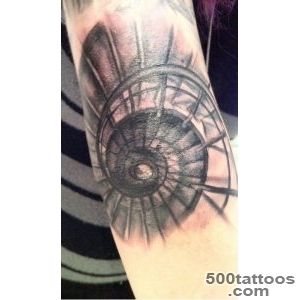 My Arch de Triumph spiral staircase tattoo by Mick Squires  lt3 _47