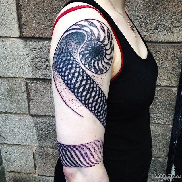 Spiral Loops Shoulder tattoo  Best Tattoo Ideas Gallery_48