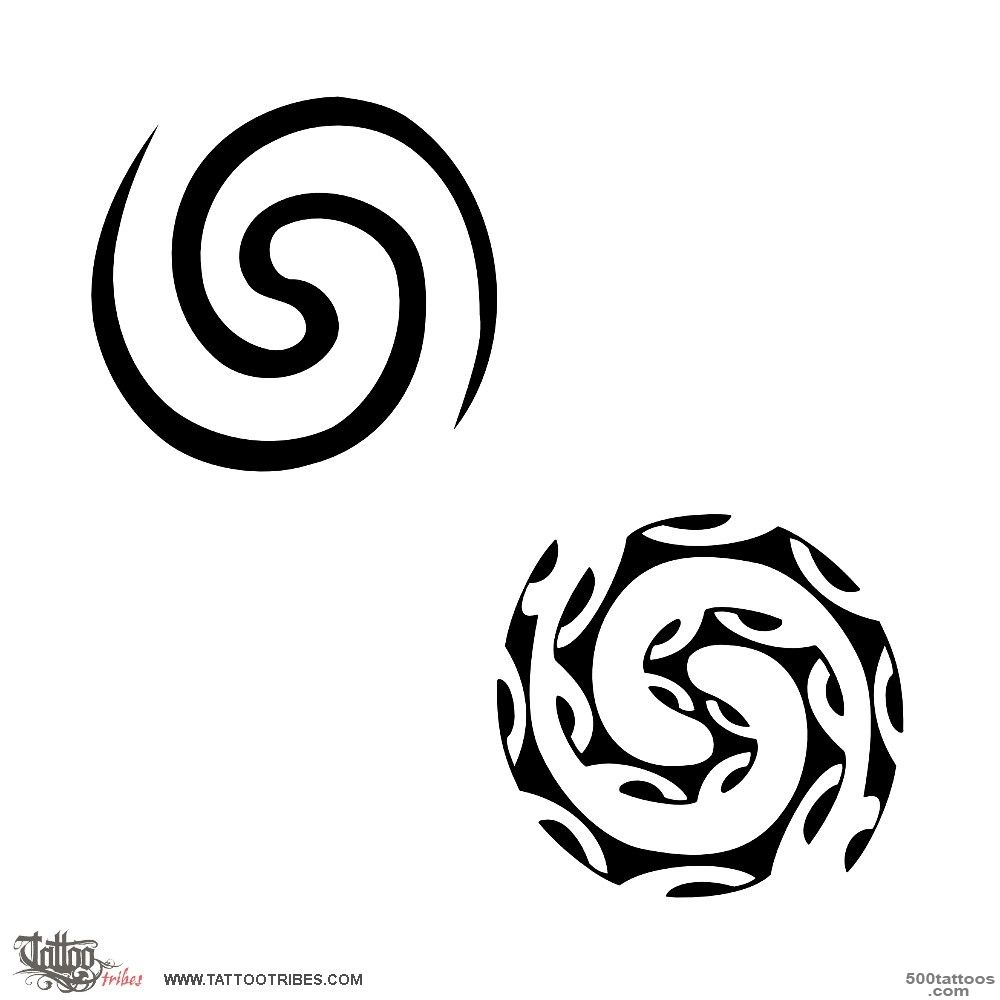 Tattoo of Double spiral, Balance tattoo   custom tattoo designs on ..._23