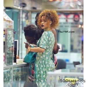 Rihanna Hits The Tattoo ShopUnbothered By Dangerous Stalker _45