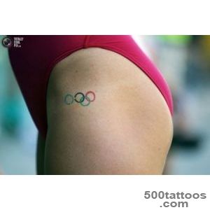 Pin For Us Swimmers Olympic Rings Tattoo Is Badge Of Honor The New _40