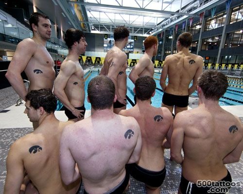 Hawk swimmers boast tigerhawk tattoos   The Daily Iowan_15