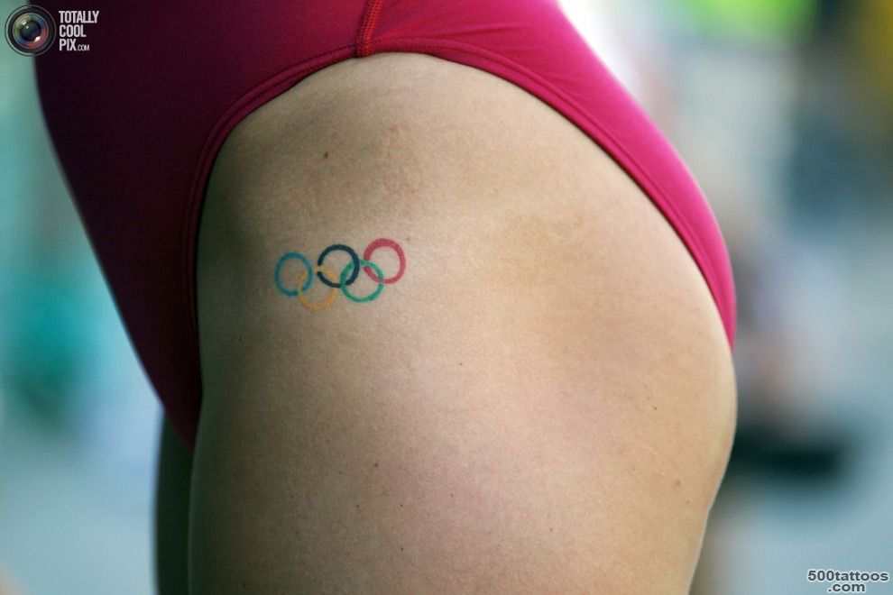 Pin For Us Swimmers Olympic Rings Tattoo Is Badge Of Honor The New ..._40