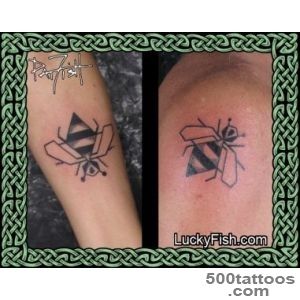 Techno Bee#39 Tattoos — LuckyFish, Inc and Tattoo Santa Barbara_10