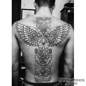 70 Totem Pole Tattoo Designs For Men   Carved Creation Ink_19