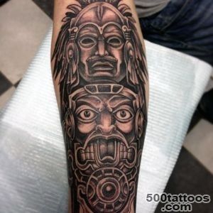 70 Totem Pole Tattoo Designs For Men   Carved Creation Ink_28