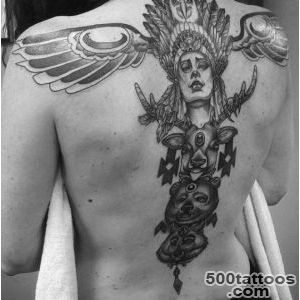 70 Totem Pole Tattoo Designs For Men   Carved Creation Ink_32