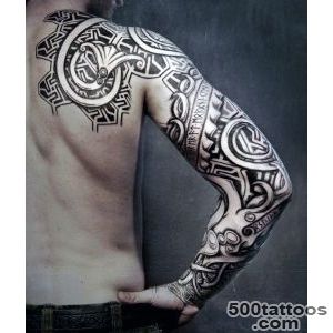 70 Viking Tattoos For Men   Germanic Norse Seafarer Designs_25