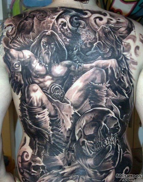 70 Viking Tattoos For Men   Germanic Norse Seafarer Designs_40