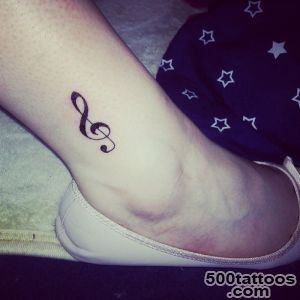26 Cool Violin Key Tattoo Images, Pictures And Ideas_25