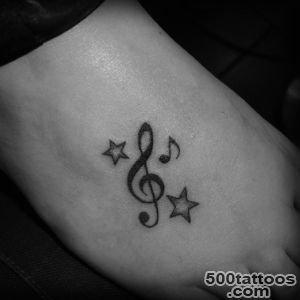 26 Cool Violin Key Tattoo Images, Pictures And Ideas_35
