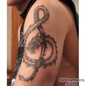 26 Cool Violin Key Tattoo Images, Pictures And Ideas_37