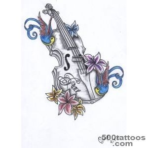 Top Violin Drawing Images for Pinterest Tattoos_26