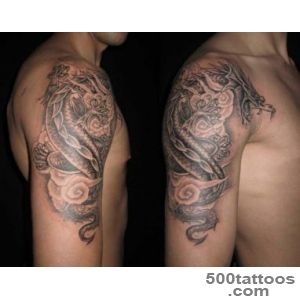 Awesome shoulder dragon which looks like viper tattoo   Dragon tattoos_12