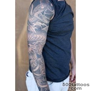Viper sleeve tattoo by Bill Canales   Full Circle Tattoo _14