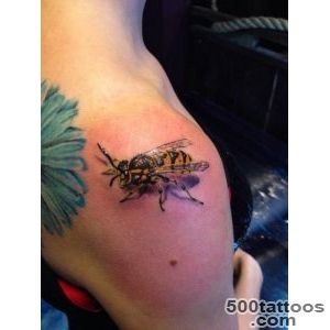 3D tattoo, wasp,  Tattoos  Pinterest  3d Tattoos, 3d and _15