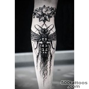 Curly Wasp Graphic tattoo idea on Hand  Best Tattoo Ideas Gallery_38