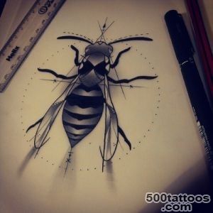 Sophie Adamson Tattoo Art — Wasp design for a friend _14