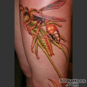 wasp katydid   Cicada Tattoo  Cicada Tattoo_21