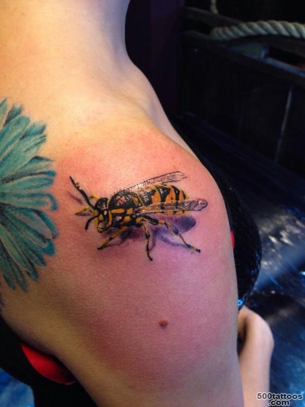 3D tattoo, wasp,  Tattoos  Pinterest  3d Tattoos, 3d and ..._15