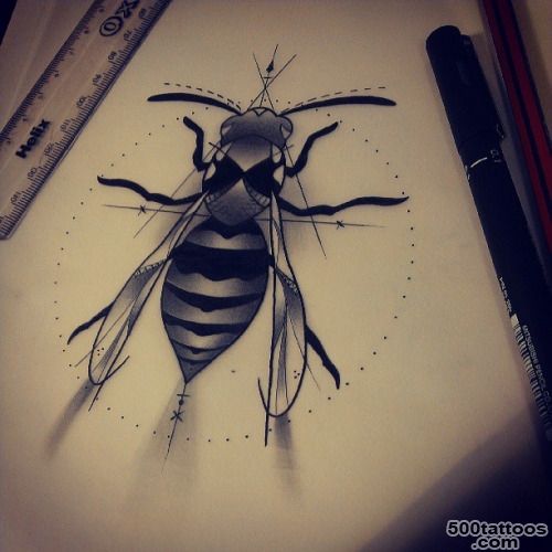 Sophie Adamson Tattoo Art — Wasp design for a friend ..._14