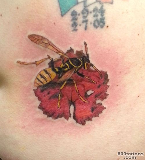 wasp on a leaf tattoo – Tattoo Picture at CheckoutMyInk.com_29
