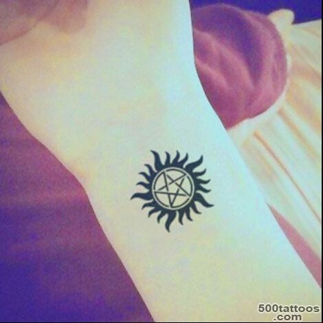 Supernatural Winchester Brothers Pentagram Temporary Tattoo ..._36