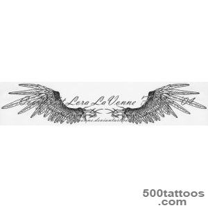 DeviantArt More Like Folded bone wings tattoo by lavonne_28