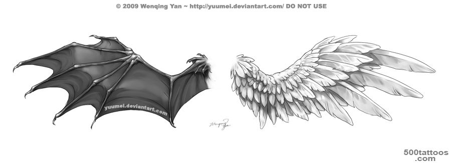 Wings Tattoo Commission by yuumei on DeviantArt_6