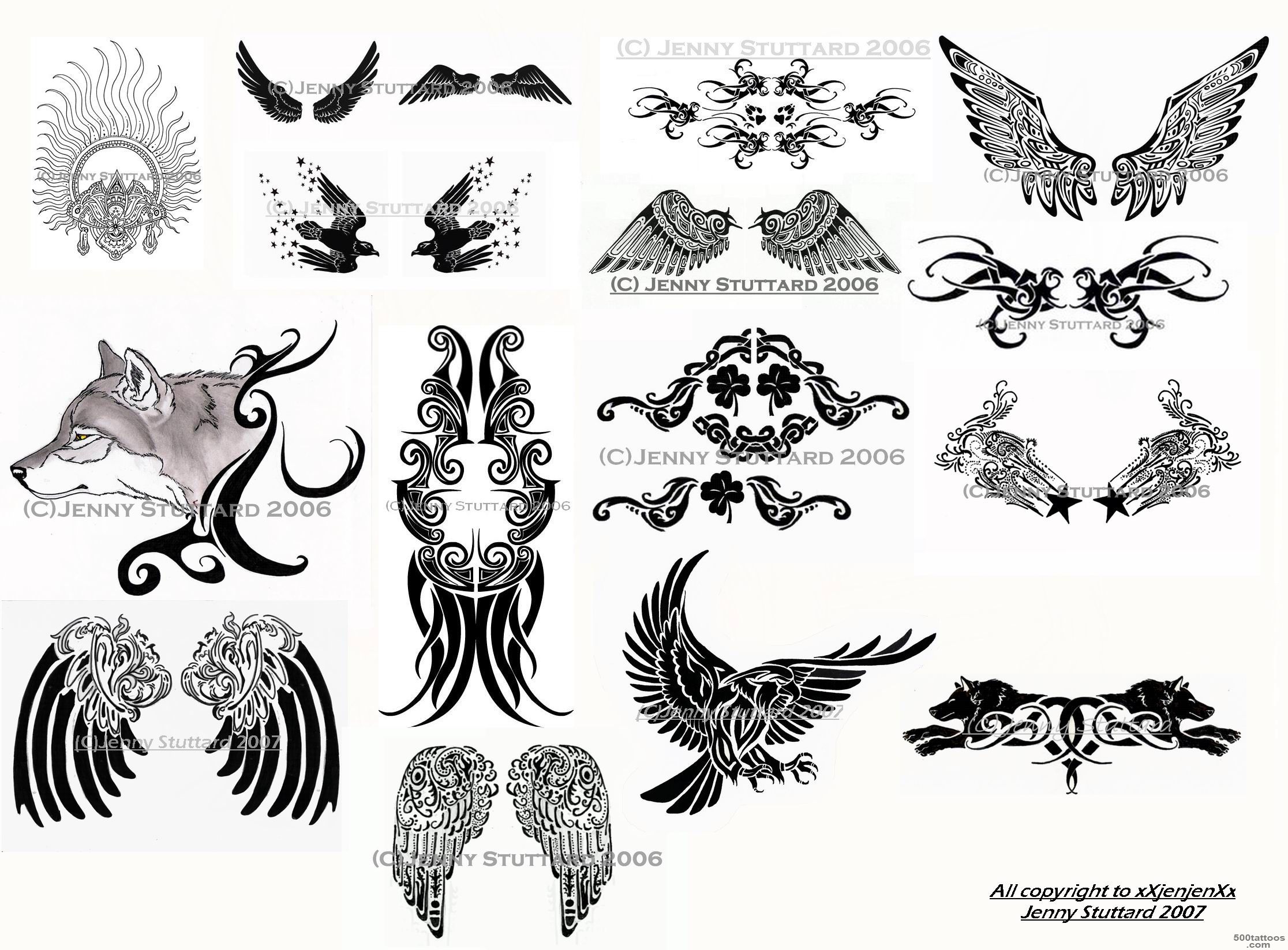 Wings Tattoo Images amp Designs_47