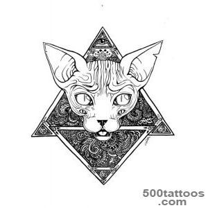 egyptian sphinx cat tattoo   Buscar con Google  Tattoo _13
