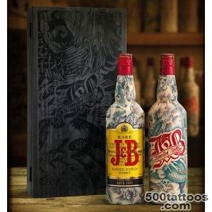 le sphinx tattoos 25 limited edition J+B whiskey bottles_45