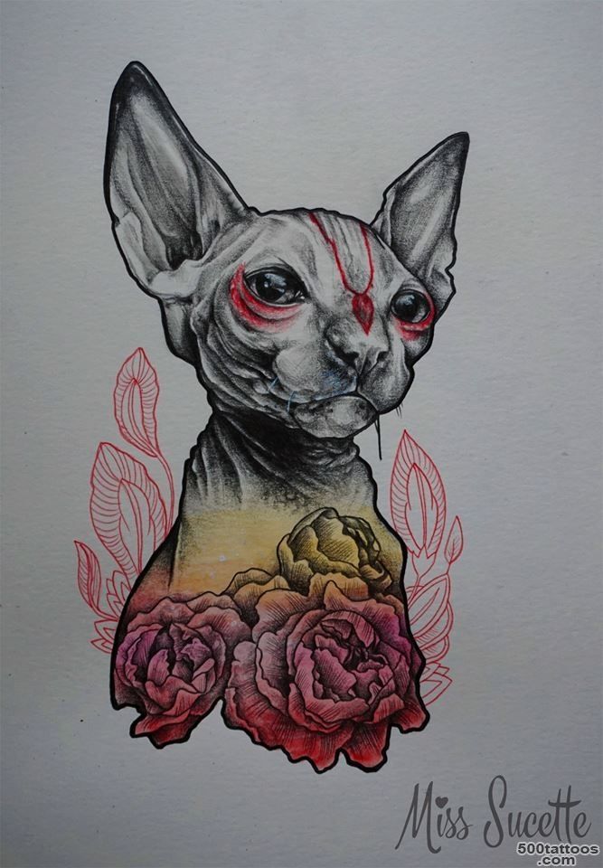 1000+ ideas about Sphynx Cat Tattoo on Pinterest  Cat Tattoos ..._6