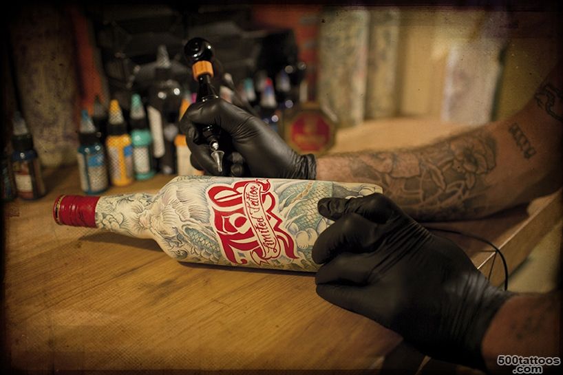 le sphinx tattoos 25 limited edition J+B whiskey bottles_41