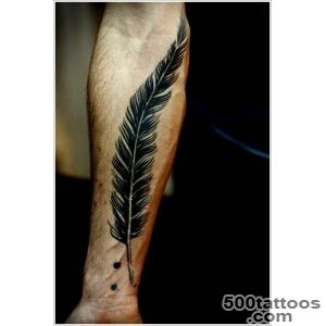 40 Amazing Feather Tattoos you need on your body_4