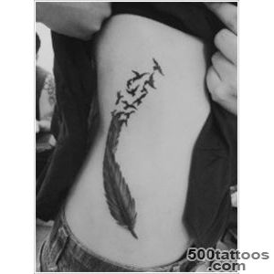 40 Amazing Feather Tattoos you need on your body_8