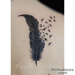 50 Beautiful Feather Tattoo Designs  Art and Design_1
