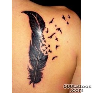 50 Beautiful Feather Tattoo Designs  Art and Design_21