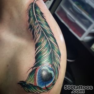 100 Best Feather Tattoo Designs For 2016_7