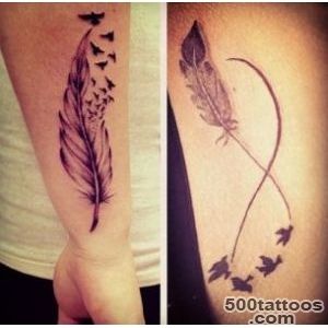 Pretty Feather Tattoo Designs  Tattoo Ideas Gallery amp Designs _48
