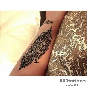 Pretty Feather Tattoos for Women  Get New Tattoos for 2016 _41